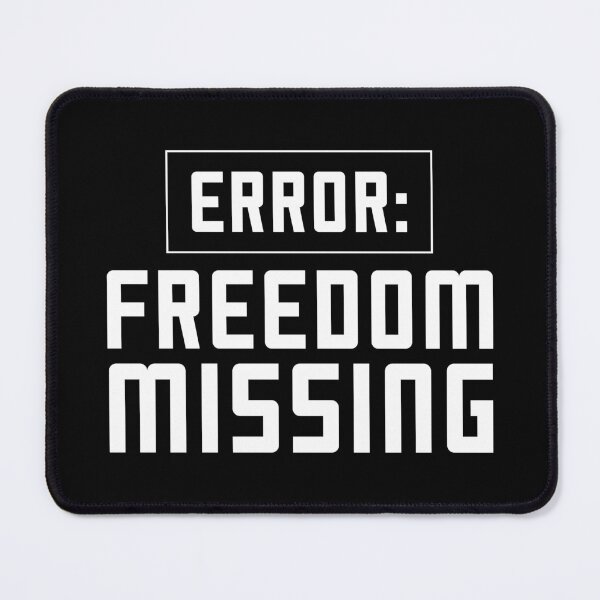 Item preview, Error Freedom Missing Bold Free Speech Statement designed and sold by Designer-Girl.