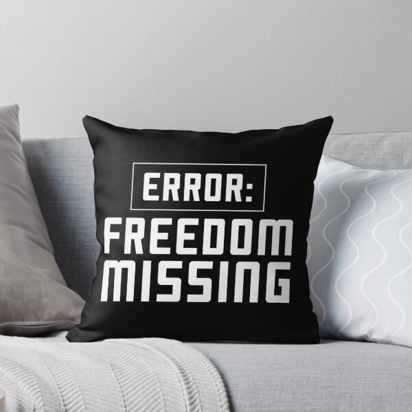 Item preview, Error Freedom Missing Bold Free Speech Statement designed and sold by Designer-Girl.
