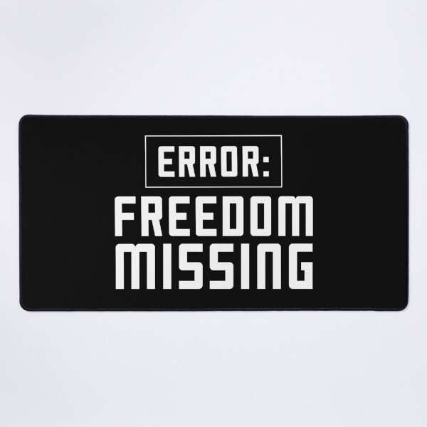 Item preview, Error Freedom Missing Bold Free Speech Statement designed and sold by Designer-Girl.