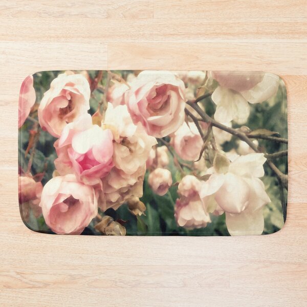 Item preview, Light pink roses in a green garden designed and sold by by-jwp.