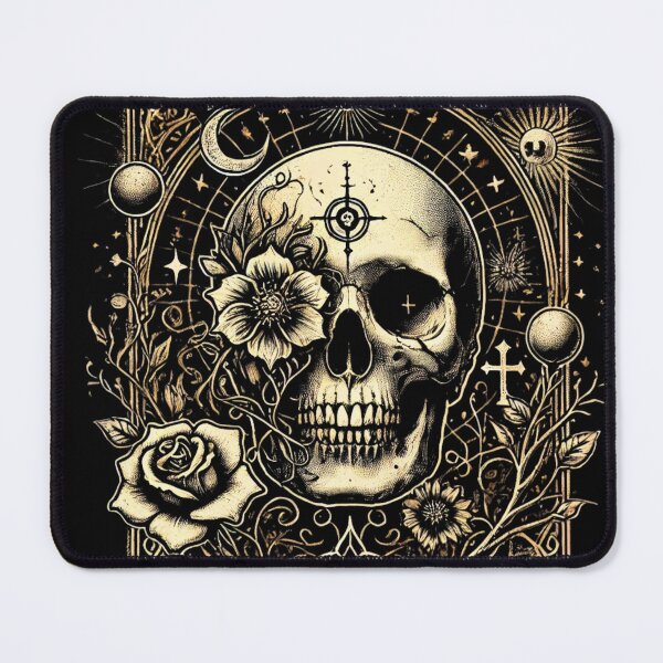 Item preview, Life Grows in Darkness - Gothic Skull Aesthetic T-Shirt designed and sold by Machciu04.