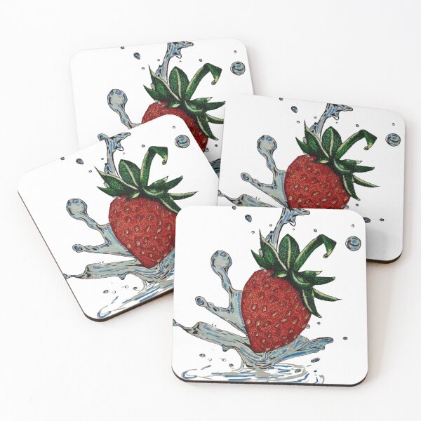 Item preview, Strawberry and Water designed and sold by ArtbyFedeDesign.