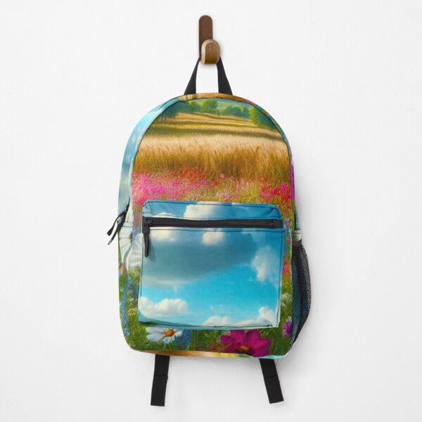 Item preview, Breathtaking fields of wildflower nature’s painted landscape designed and sold by PinkPandaDesign.