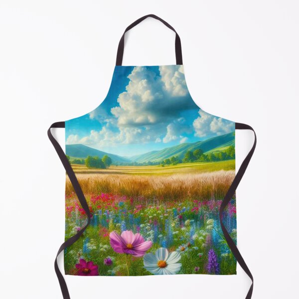 Item preview, Breathtaking fields of wildflower nature’s painted landscape designed and sold by PinkPandaDesign.