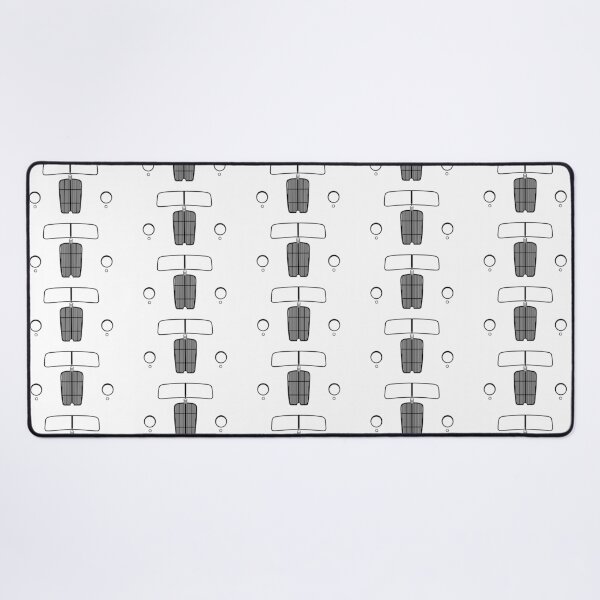 Item preview, Morris Six MS 1940s-1950s British classic car minimalist outline black designed and sold by soitwouldseem.