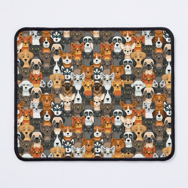 Item preview, Cat And Dog Seamless Pattern Cute Cartoon designed and sold by vintageretrostyleshop.