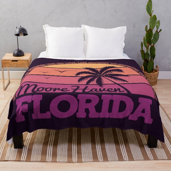 Item preview, Moore Haven Florida Sunset Retro Vintage Local Pride Logo designed and sold by CRHPOD20.