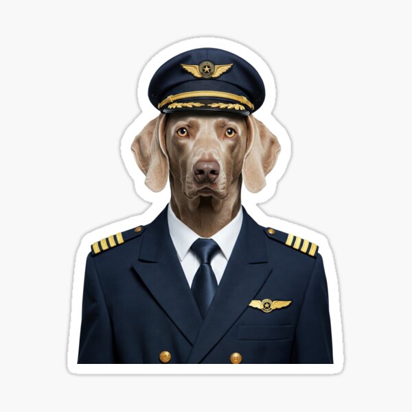 Artikel-Vorschau von Weimaraner Pilot, designt und verkauft von Weimaraner Dog.