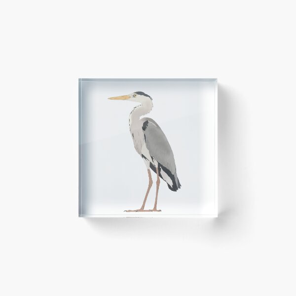 Item preview, Gray heron designed and sold by PuffyFeathers.
