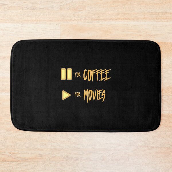Item preview, PAUSE FOR COFFEE | PLAY FOR MOVIES designed and sold by Film Of Your Choice.