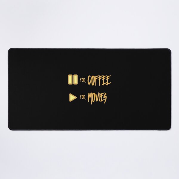Item preview, PAUSE FOR COFFEE | PLAY FOR MOVIES designed and sold by Film Of Your Choice.