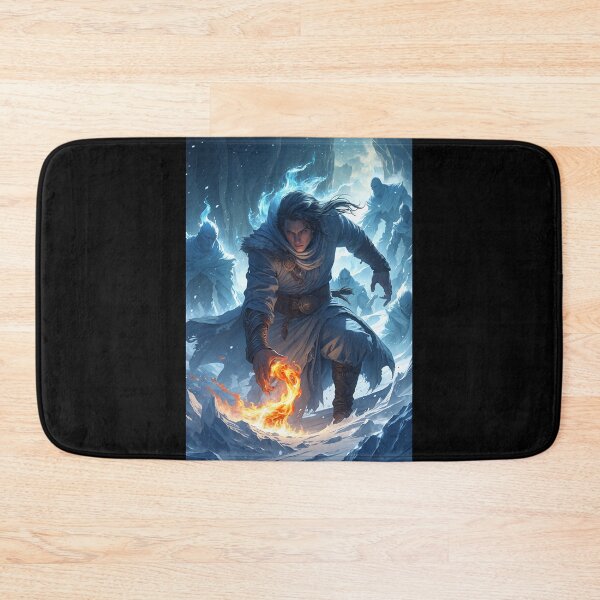 Item preview, Elemental Fury Unleashed: Fiery War Against Icy Shadows designed and sold by Astraliscape.
