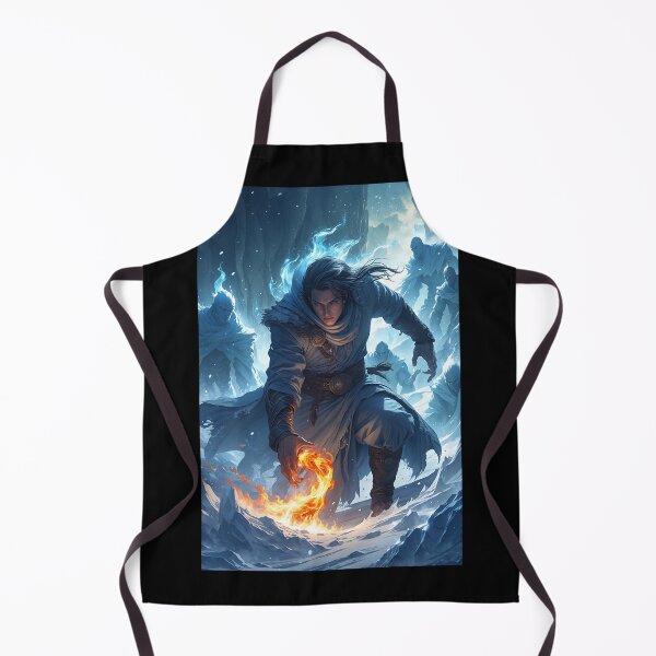 Item preview, Elemental Fury Unleashed: Fiery War Against Icy Shadows designed and sold by Astraliscape.