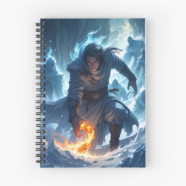 Item preview, Elemental Fury Unleashed: Fiery War Against Icy Shadows designed and sold by Astraliscape.