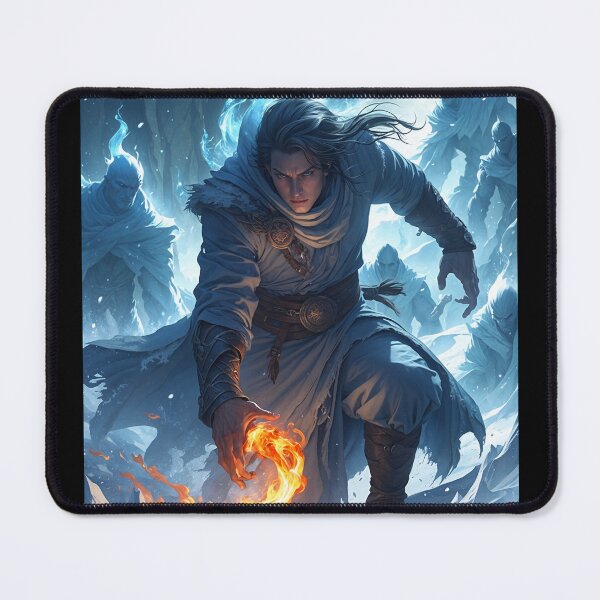 Item preview, Elemental Fury Unleashed: Fiery War Against Icy Shadows designed and sold by Astraliscape.