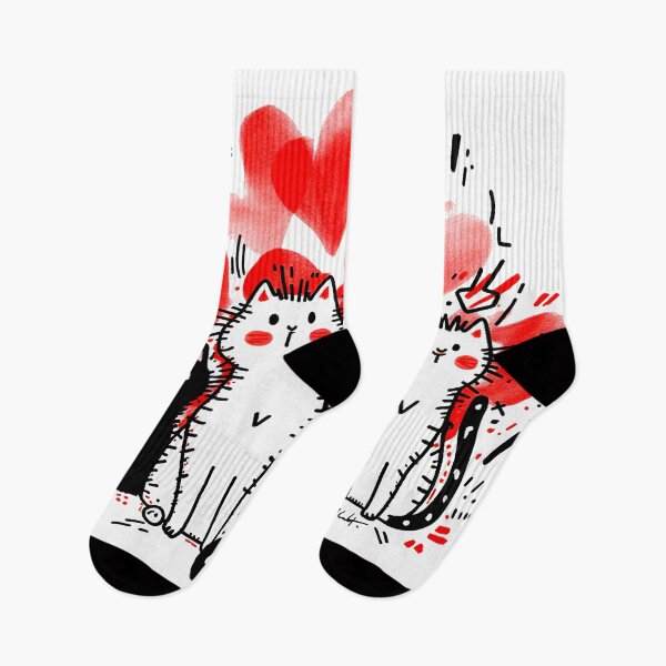 Item preview, Crazy cute funny cats in japan style manga anime ink drawing designed and sold by VonKalt.
