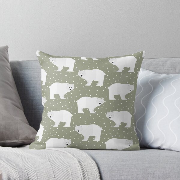 Item preview, Polar bears on green designed and sold by reneesillus.