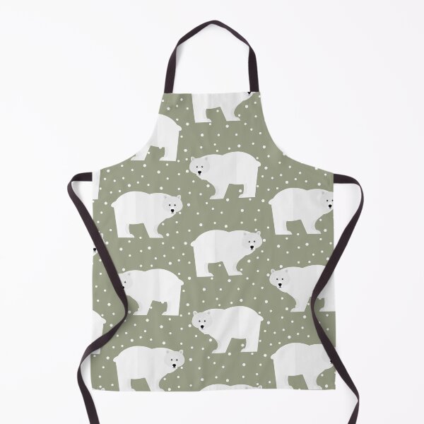 Item preview, Polar bears on green designed and sold by reneesillus.