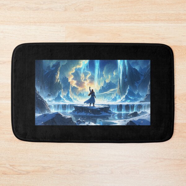 Item preview, Frozen Kingdom Thaws: Triumph Amid Glowing Spirit Rebirth designed and sold by Astraliscape.
