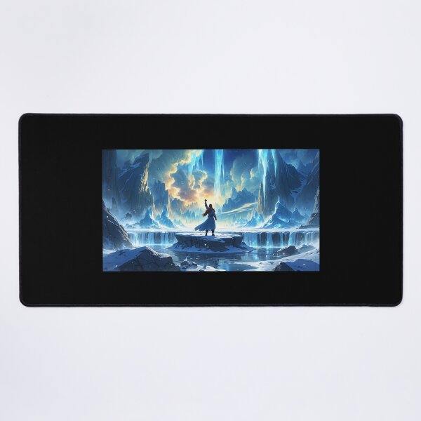 Item preview, Frozen Kingdom Thaws: Triumph Amid Glowing Spirit Rebirth designed and sold by Astraliscape.
