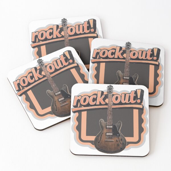 Item preview, Rock Out! Retro Guitar Vibes designed and sold by Kubala.