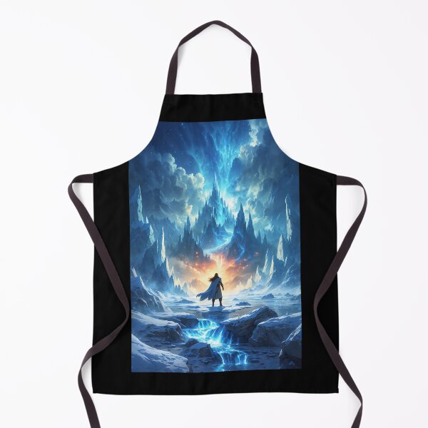 Item preview, Glacial Walls Break: A Hero’s Fiery Rebirth Unfolds designed and sold by Astraliscape.