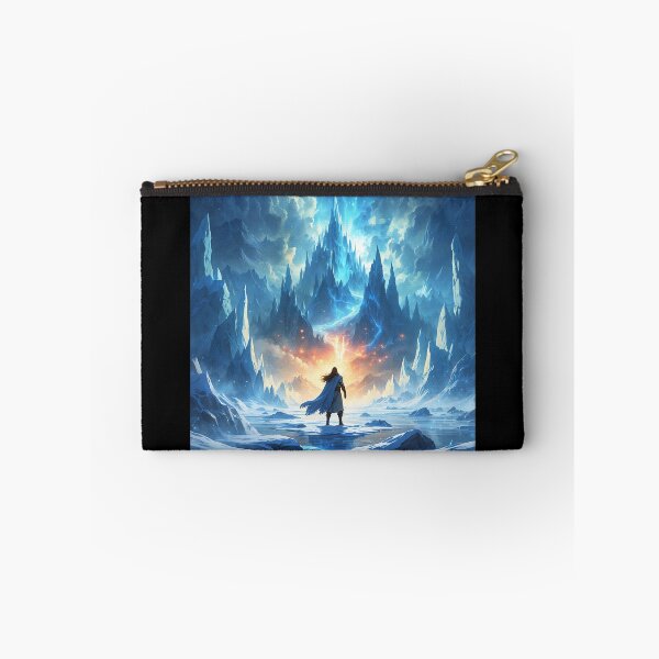 Item preview, Glacial Walls Break: A Hero’s Fiery Rebirth Unfolds designed and sold by Astraliscape.