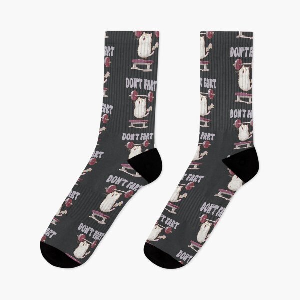 Item preview, Don't Fart Funny cat Weight Lifting Gym Workout Fitness designed and sold by Colorfulman.