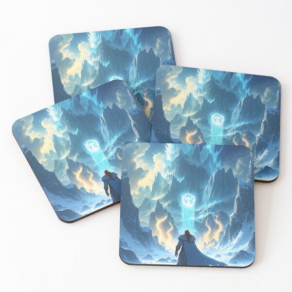 Item preview, Celestial Thaw Transforms Icy Realm Into New Dawn designed and sold by Astraliscape.