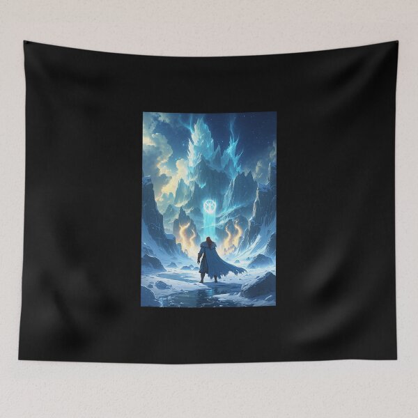 Item preview, Celestial Thaw Transforms Icy Realm Into New Dawn designed and sold by Astraliscape.
