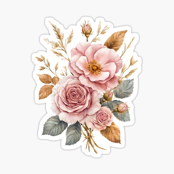 Item preview, Blush Pink Watercolor Roses designed and sold by The Soul Alchemist.