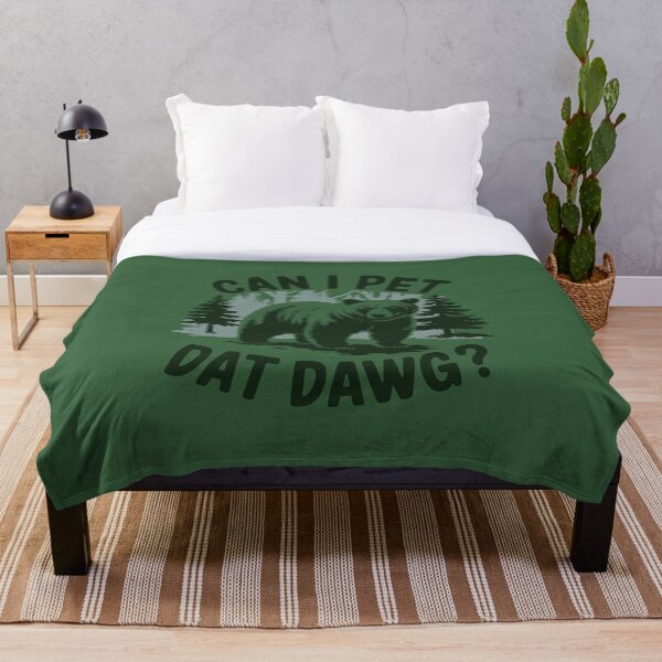Item preview, Can I Pet Dat Dawg? Funny Bear Meme designed and sold by Aredbox.