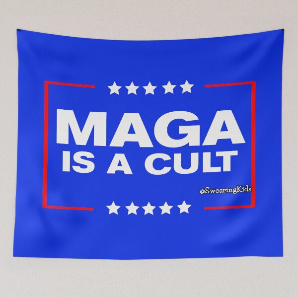 Item preview, MAGA is a CULT designed and sold by SwearingKids.