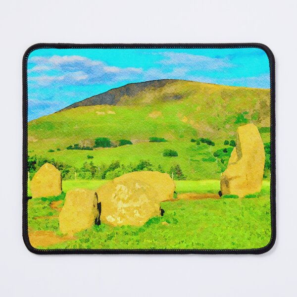 Item preview, Watercolor painting of Castlerigg Stone Circle in Lake District,England designed and sold by GestaltImagery.