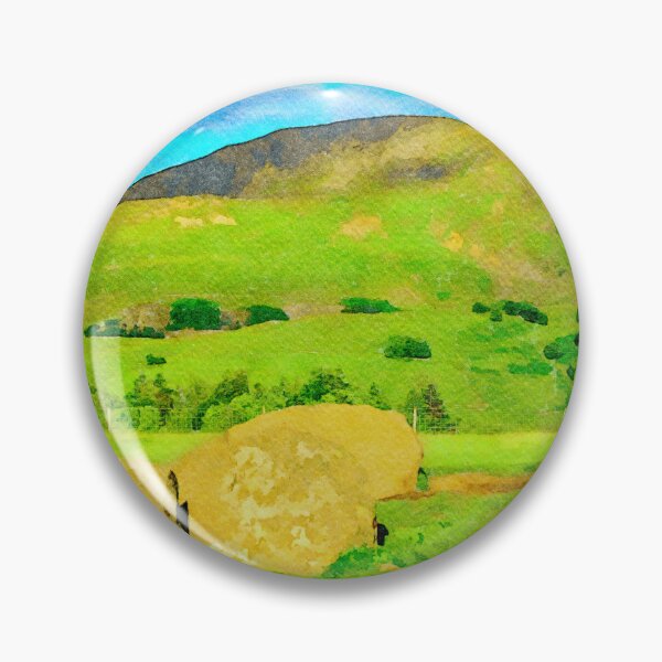 Item preview, Watercolor painting of Castlerigg Stone Circle in Lake District,England designed and sold by GestaltImagery.