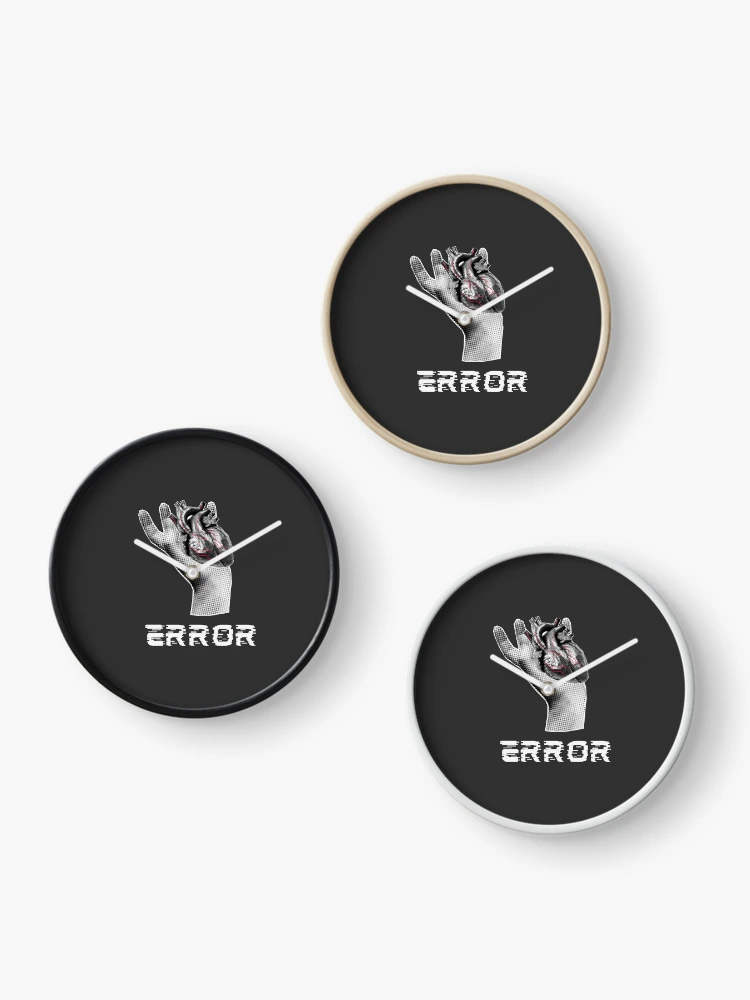 Thumbnail 3 of 4, Clock, error designed and sold by UniqueByMarko.