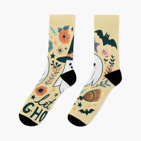 Item preview, Let's go ghouls : Cute Halloween illustration designed and sold by HeeShirt.