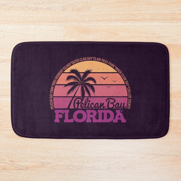 Item preview, Pelican Bay Florida Sunset Retro Vintage Local Pride Logo designed and sold by CRHPOD20.