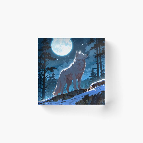 Item preview, White Wolf of the Night designed and sold by novmasao.