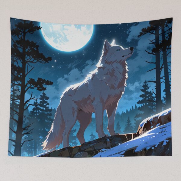 Item preview, White Wolf of the Night designed and sold by novmasao.