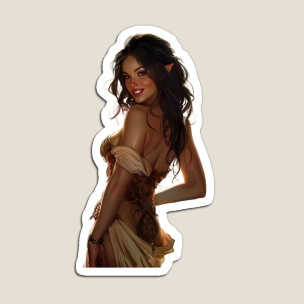 Item preview, Bella elfa sonriente designed and sold by MadPandaPL.