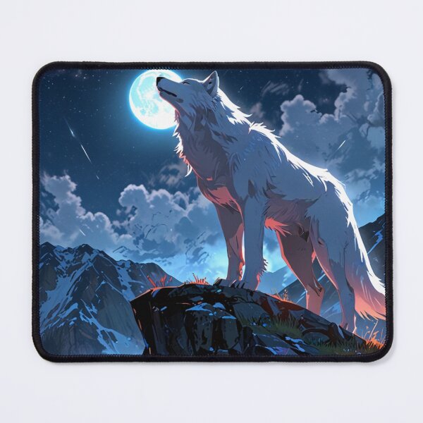 Item preview, The White Wolf of the Mountains designed and sold by novmasao.