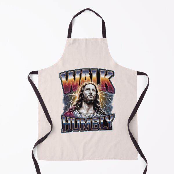 Item preview, Micah 6:8 – Walk Humbly | Bootleg-Style Jesus Art | Christian Bible Verse designed and sold by  KnitLuv.
