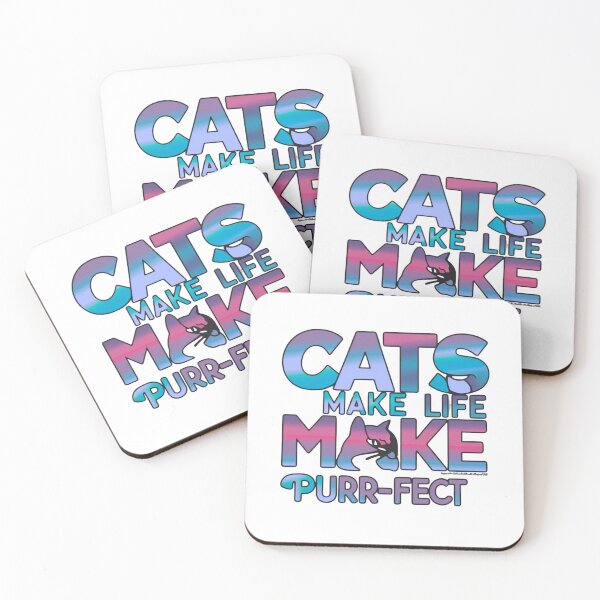 Item preview, Cats Make Life Purr-fect T-Shirt – The Ultimate Tee for Cat Lovers! ?/CatLover,PurrfectLife, MeowMagic, FelineFine, CatMomLife, PawsomeLove,  designed and sold by NinaCreator.