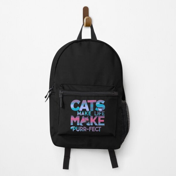 Item preview, Cats Make Life Purr-fect T-Shirt – The Ultimate Tee for Cat Lovers! ?/CatLover,PurrfectLife, MeowMagic, FelineFine, CatMomLife, PawsomeLove,  designed and sold by NinaCreator.