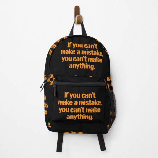 Item preview, If you can't make a mistake, you can't make anything. v.3 designed and sold by x1brett.