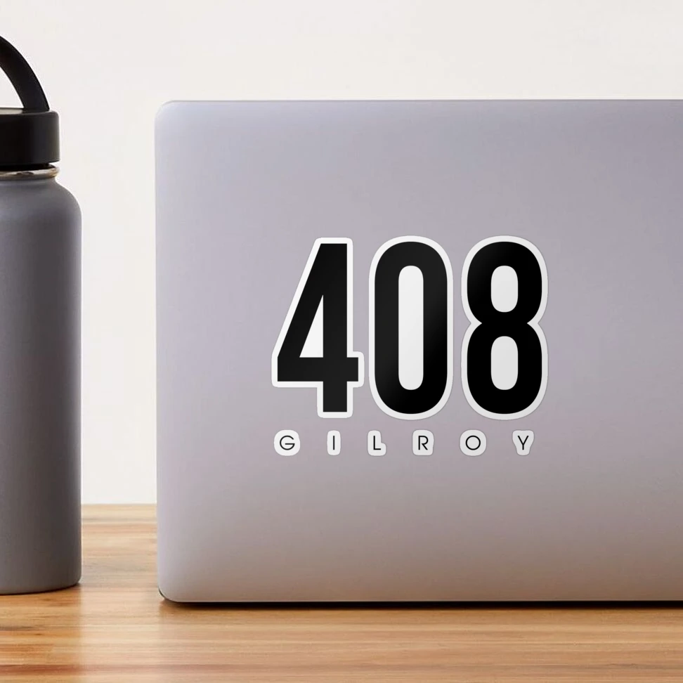 Guam Stickers 408 Area Code Vinyl Sticker - California San Jose ...