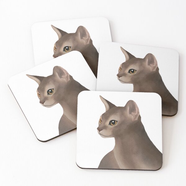 Item preview, Abyssinian cat, cat, grace, animal, watercolor designed and sold by Tetiana Pohurska.
