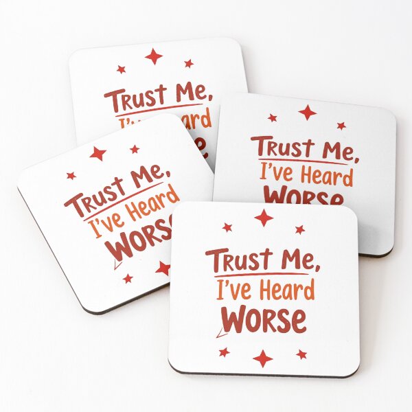 Item preview, Trust Me, I've Heard Worse Funny Social Worker designed and sold by DomTeesHaven.