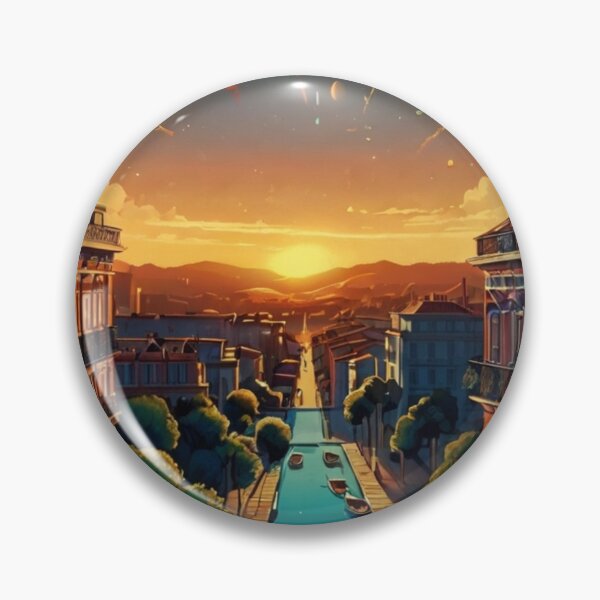 Item preview, Charming Sunset Over the City Canal designed and sold by KilianSzmid.